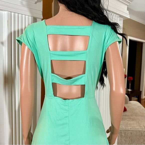 Super soft mint open ladder back dress - Picture 8 of 9